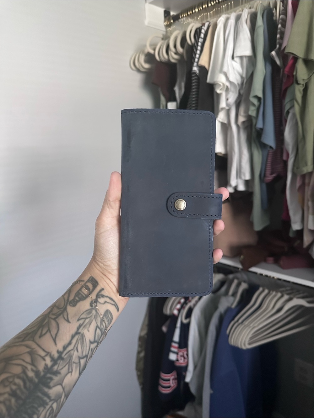 Portland Leather Goods Large Bifold Wallet (Deepwater)